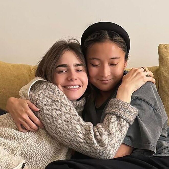 Ashley Park, Lily Collins, Instagram, 2024